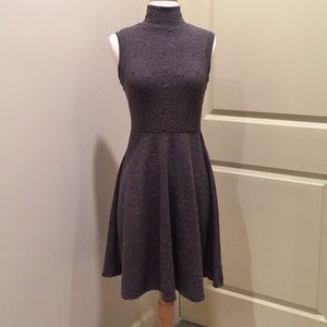 Bobeau turtle neck tank top dress floral d…